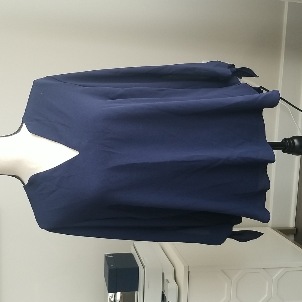 NWT MICHAEL Michael Kors Blue Blouse